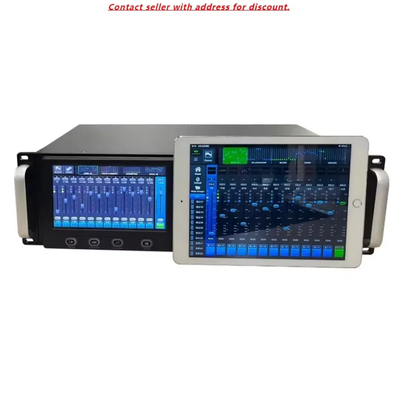 MQ-22R OEM Hot Sale Manufacturer Rack Professional Audio 22Channels Touch Screen Digital 19inch Rack Mixer
MQ-22R OEM Hot Sale Manufacturer Rack Professional Audio 22Channels Touch Screen Digital 19inch Rack Mixer