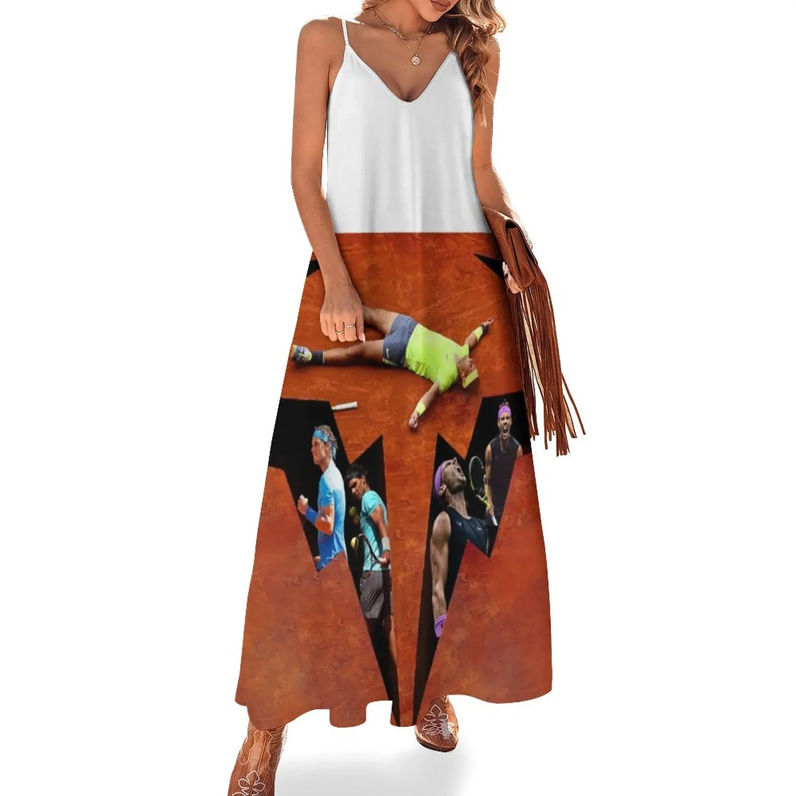 Rafael Nadal Tribute Artwork - biggCheddar Sleeveless Dress dresses for woman elegant chic wedding evening dresses
Rafael Nadal Tribute Artwork - biggCheddar Sleeveless Dress dresses for woman elegant chic wedding evening dresses