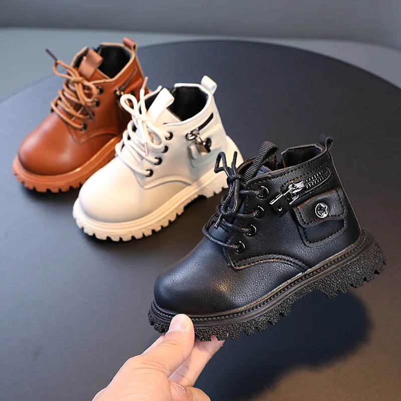 Children Autumn Winter British Short Boots Boy Fashion Leather Boots Girls Side Zipper Soft Soled Single Boots Front Lacing shoe
Children Autumn Winter British Short Boots Boy Fashion Leather Boots Girls Side Zipper Soft Soled Single Boots Front Lacing shoe