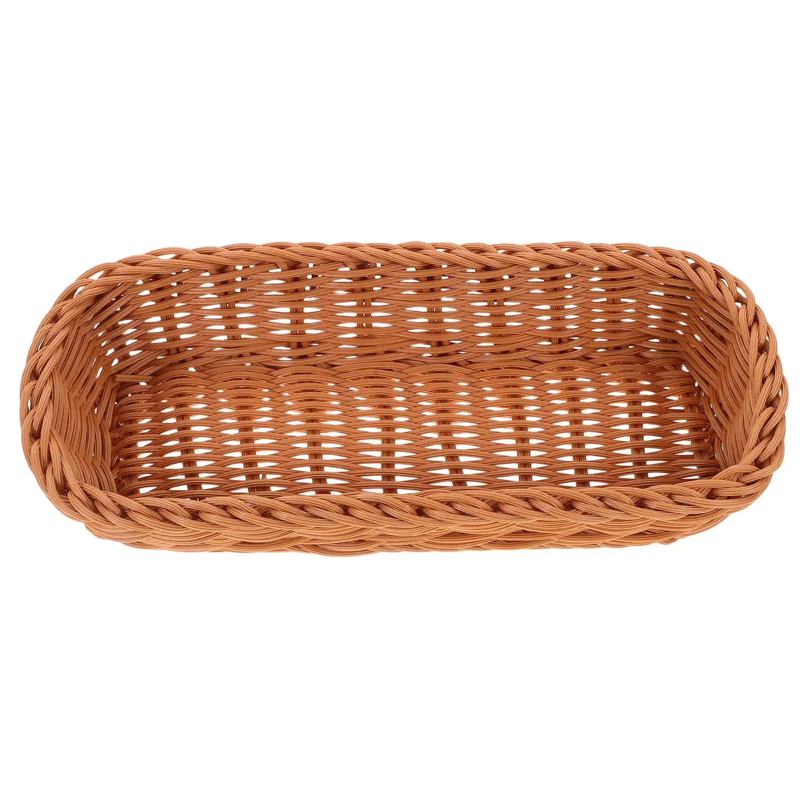 Plastic Rattan Woven Basket Chopstick Fork Storage Small Size Lightweight Kitchen Silverware Holder Tableware Box
Plastic Rattan Woven Basket Chopstick Fork Storage Small Size Lightweight Kitchen Silverware Holder Tableware Box