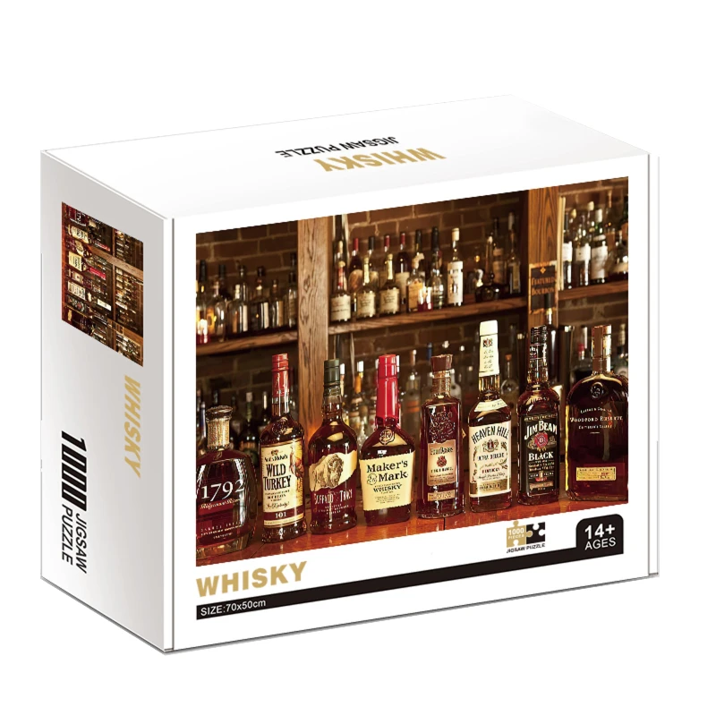 70*50cm Adult 1000 Pieces Jigsaw Puzzle Whisky Beautifully Patterned Puzzles Noble Wines Paintings Stress Reducing Toys
70*50cm Adult 1000 Pieces Jigsaw Puzzle Whisky Beautifully Patterned Puzzles Noble Wines Paintings Stress Reducing Toys