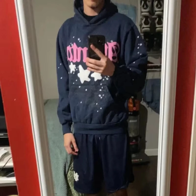 Женская толстовка American Streetwear Star Hoodie в стиле Y2K, свободного кроя, с вышивкой Atlanta, темно-синяя
Женская толстовка American Streetwear Star Hoodie в стиле Y2K, свободного кроя, с вышивкой Atlanta, темно-синяя
