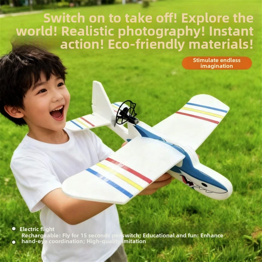 High Quality Ligthweight Children's Hand Throwing Aircraft Multistyles EVA Electric Foam Aircraft Airplane Glider Toy Model
High Quality Ligthweight Children's Hand Throwing Aircraft Multistyles EVA Electric Foam Aircraft Airplane Glider Toy Model