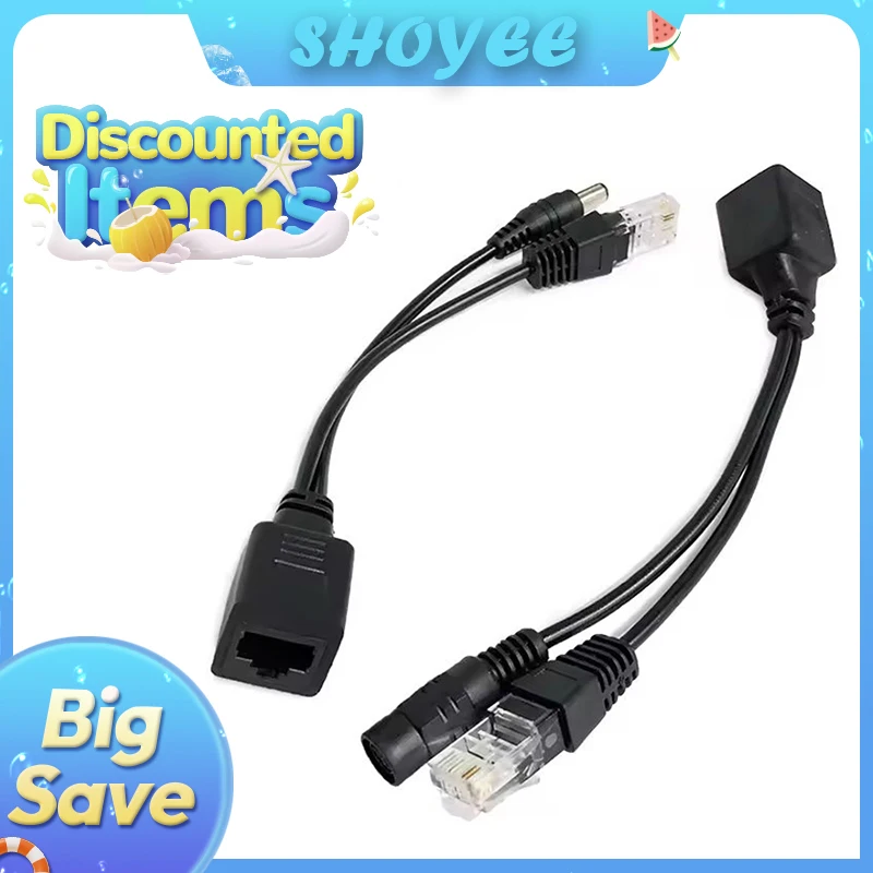 POE Spliter Waterprrof With Video And Power Adapter Cable RJ45 12V-48V Supply Module Injector for IP Camera Extender
POE Spliter Waterprrof With Video And Power Adapter Cable RJ45 12V-48V Supply Module Injector for IP Camera Extender