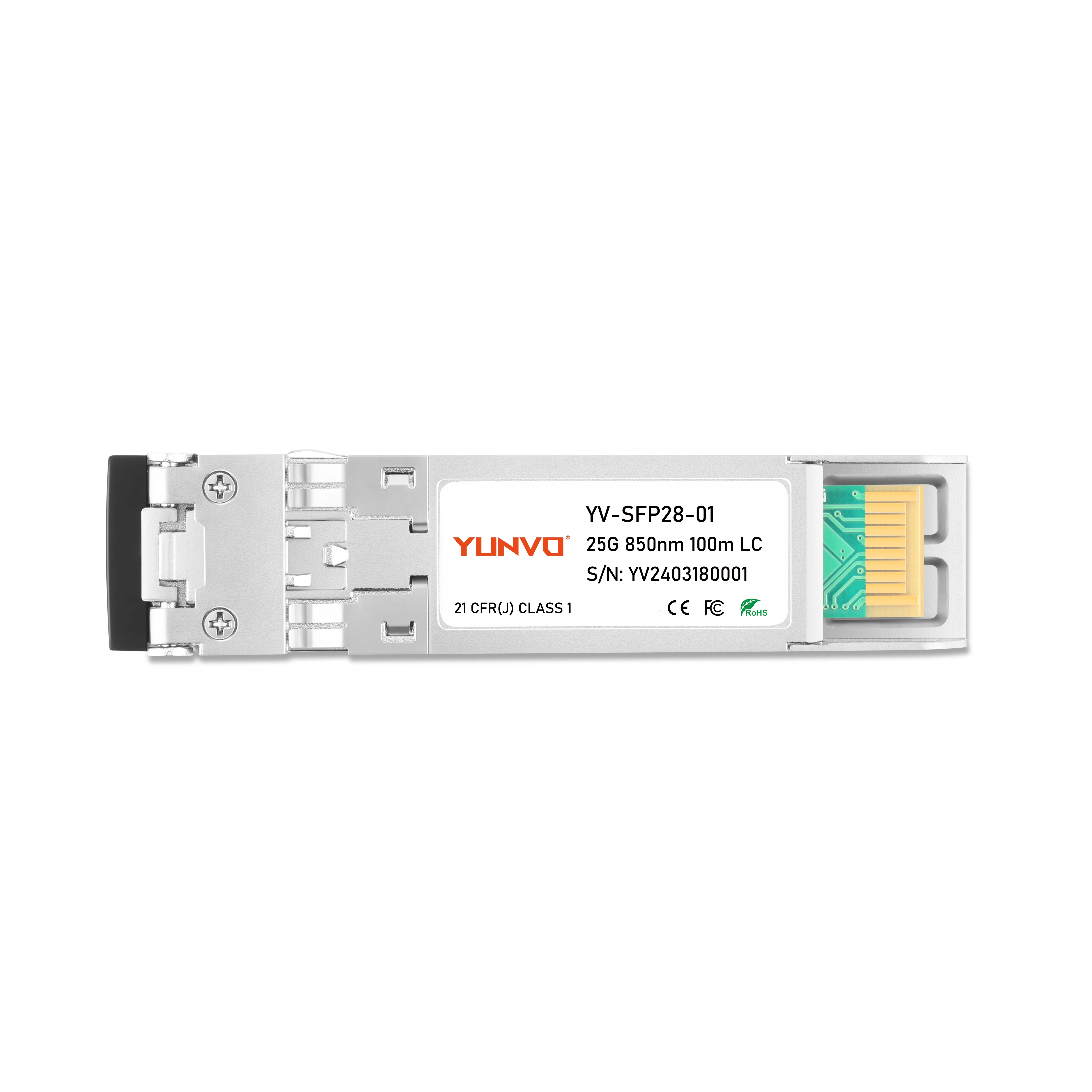 25G Module 850nm Multi-mode Module 100m SFP28 Transceiver SFP-SR-S SFP28 Transceiver
25G Module 850nm Multi-mode Module 100m SFP28 Transceiver SFP-SR-S SFP28 Transceiver