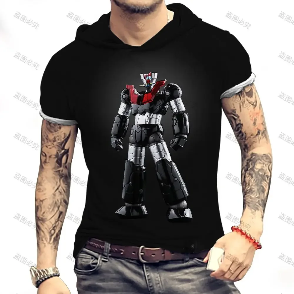 Футболка Mazinger Z мужская с капюшоном, модная тенниска в стиле Харадзюку, рубашка в стиле хип-хоп, майка оверсайз с коротким рукавом, Y2k
Футболка Mazinger Z мужская с капюшоном, модная тенниска в стиле Харадзюку, рубашка в стиле хип-хоп, майка оверсайз с коротким рукавом, Y2k