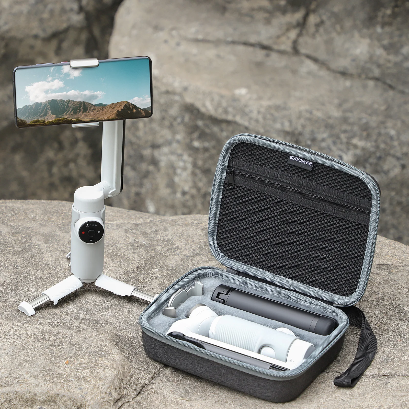 Sunnylife for Insta360 Flow Package Storage Bag, Accessory Bag, Handbag, Mobile Head Protection Box for Insta360 Flow -G
Sunnylife for Insta360 Flow Package Storage Bag, Accessory Bag, Handbag, Mobile Head Protection Box for Insta360 Flow -G