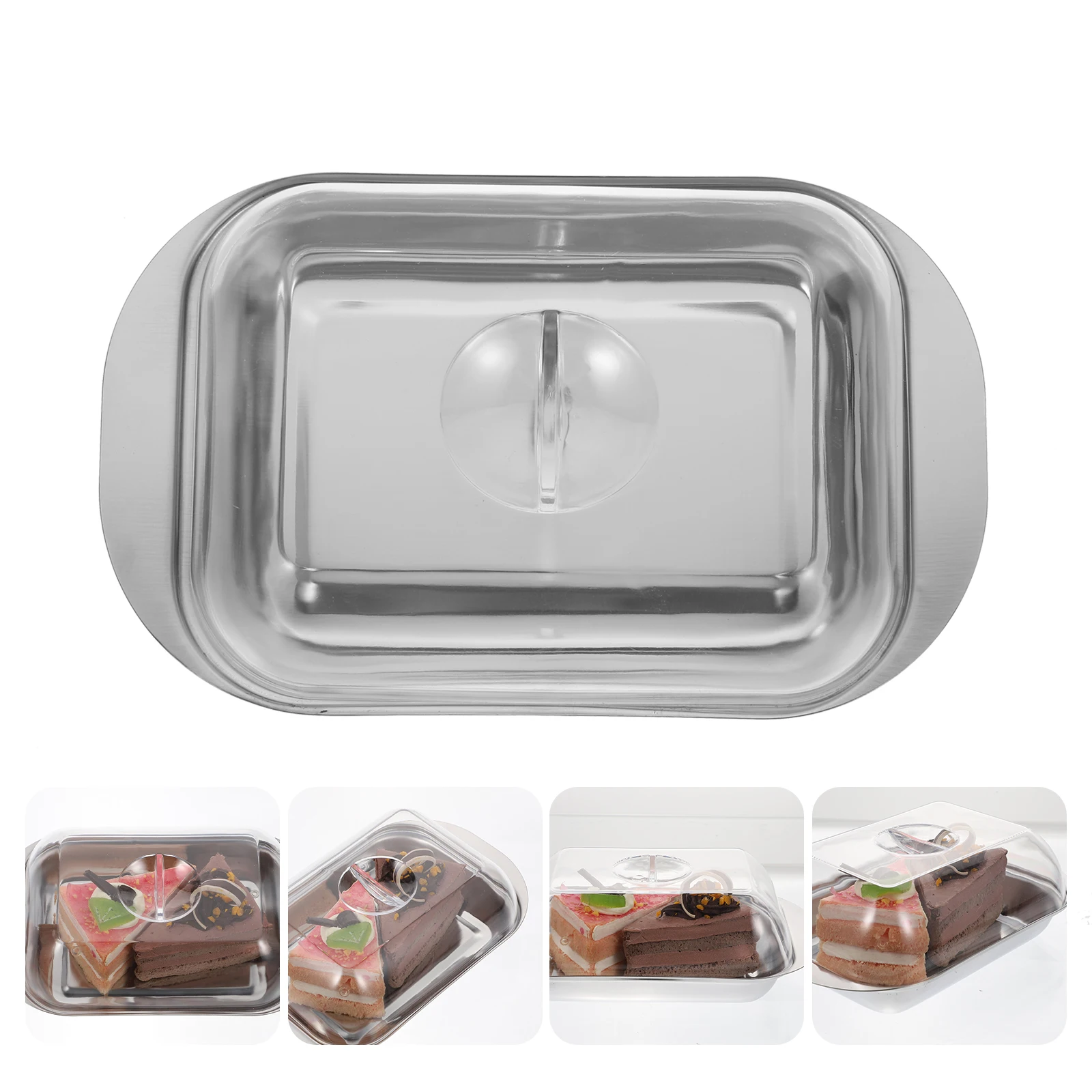 1pc With Lid Storage Home Tableware Butter Tray Household Butter Box Dessert Server Bread Dessert Holder Food Dish Storage Plate
1pc With Lid Storage Home Tableware Butter Tray Household Butter Box Dessert Server Bread Dessert Holder Food Dish Storage Plate