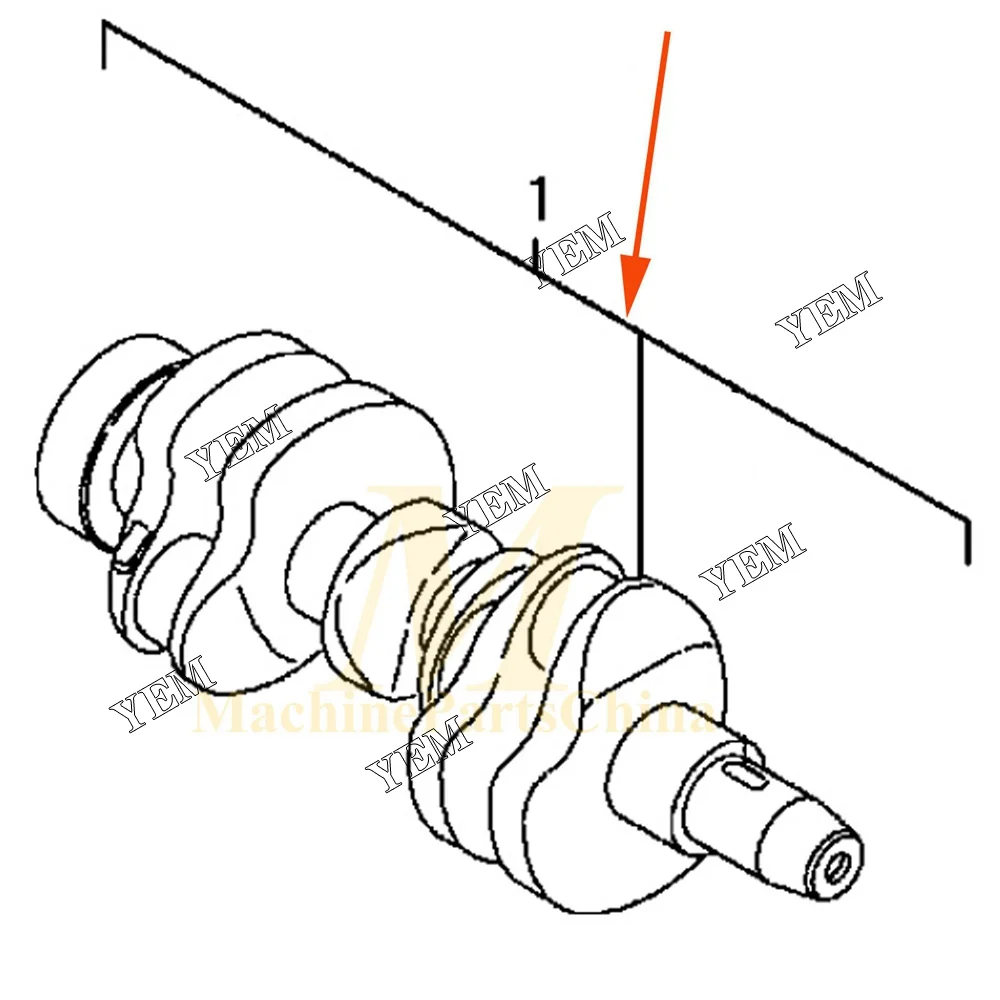 3TNV84 3TNV84-QIK Crankshaft For Yanmar Engine For JOHN DEERE 3520 3038E 3605
3TNV84 3TNV84-QIK Crankshaft For Yanmar Engine For JOHN DEERE 3520 3038E 3605