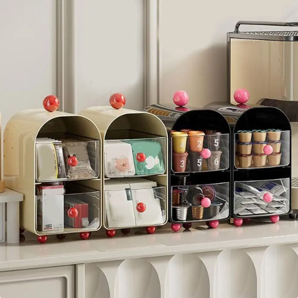 2 Layer Teas Bag Storage Box Transparent Plastic Stationery Storage Box Large Capacity with Drawers Cosmetics Storage Container
2 Layer Teas Bag Storage Box Transparent Plastic Stationery Storage Box Large Capacity with Drawers Cosmetics Storage Container