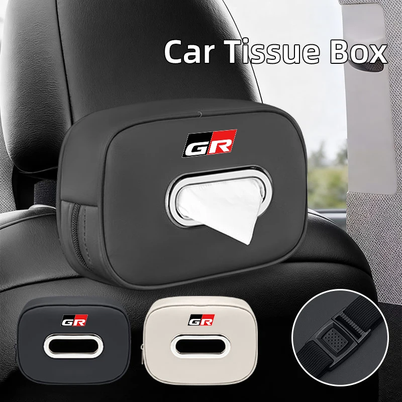 Car Seatback Tissue Box Paper Storage Bag Napkin Holder Accessories For Toyota GR Gazoo Racing Sport C-HR RAV4 Avensis Prado
Car Seatback Tissue Box Paper Storage Bag Napkin Holder Accessories For Toyota GR Gazoo Racing Sport C-HR RAV4 Avensis Prado