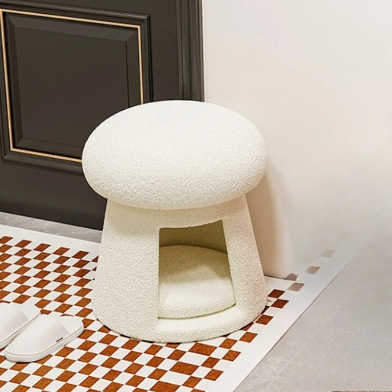 Creative cat nest stool household cream-style entrance storage stool modern living room cute repose pied canapé home furniture
Creative cat nest stool household cream-style entrance storage stool modern living room cute repose pied canapé home furniture