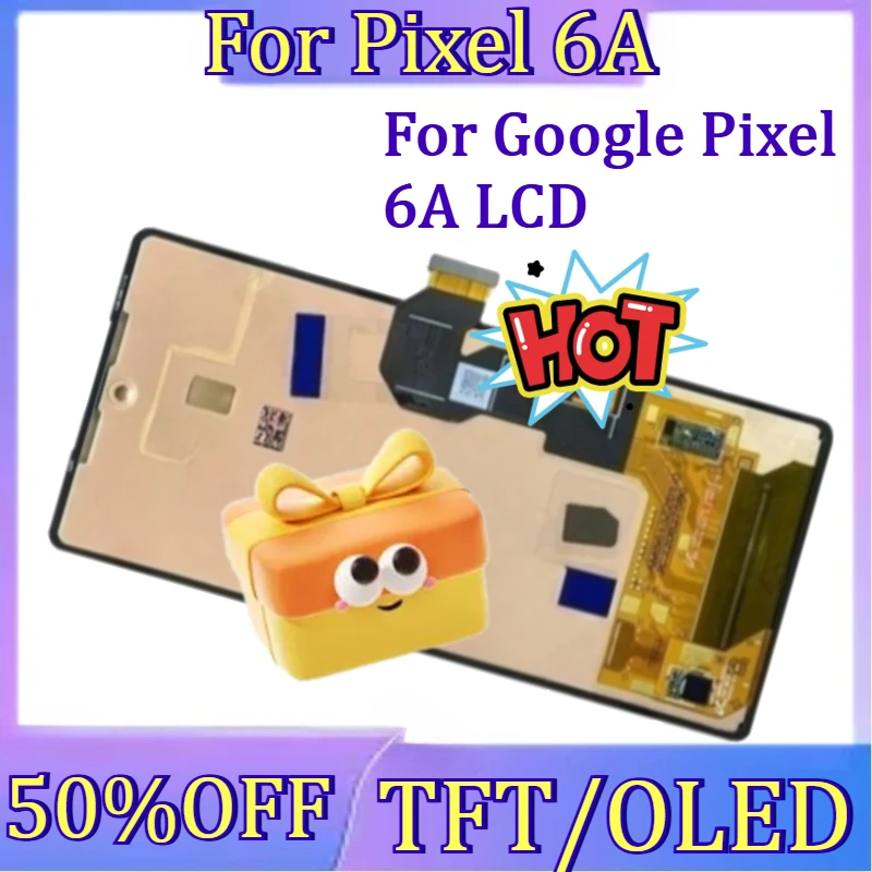 For Pixel 6a Lcd NO Frame New TFT/Oled Display Screen for Google Pixel 6A LCD Display Touch Screen Digitizer
For Pixel 6a Lcd NO Frame New TFT/Oled Display Screen for Google Pixel 6A LCD Display Touch Screen Digitizer
