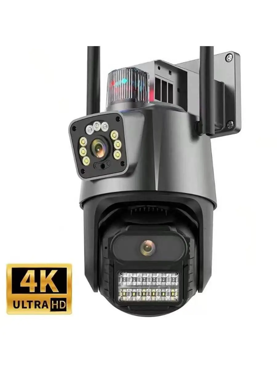 ICSee Outdoor Wireless Security Camera 6K 8MP WiFi Smart Three Lens PTZ 8X Zoom Video Surveillance IP CCTV with Auto Tracking
ICSee Outdoor Wireless Security Camera 6K 8MP WiFi Smart Three Lens PTZ 8X Zoom Video Surveillance IP CCTV with Auto Tracking