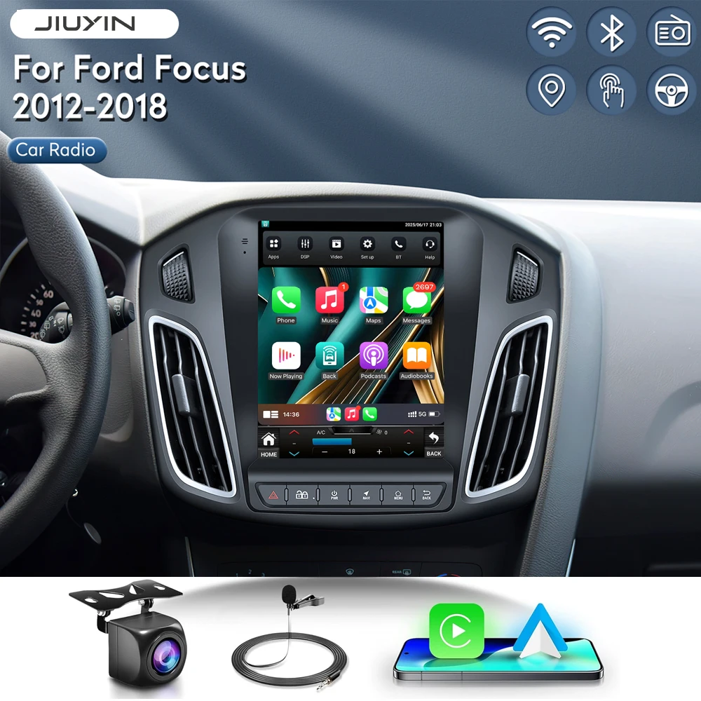 Android 13 Car Radio For Ford Focus Mk3 2011-2017 Multimedia Player 1Din Navigation Carplay Head Unit Stereo 9.7" 4G Audio
Android 13 Car Radio For Ford Focus Mk3 2011-2017 Multimedia Player 1Din Navigation Carplay Head Unit Stereo 9.7" 4G Audio