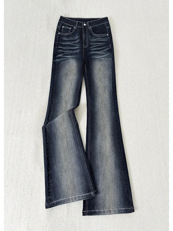 Retro American Washed Bell Bottom Jeans Women's Slimming High Waist Denim Pants for Pear Shaped Body Spring New Style
Retro American Washed Bell Bottom Jeans Women's Slimming High Waist Denim Pants for Pear Shaped Body Spring New Style