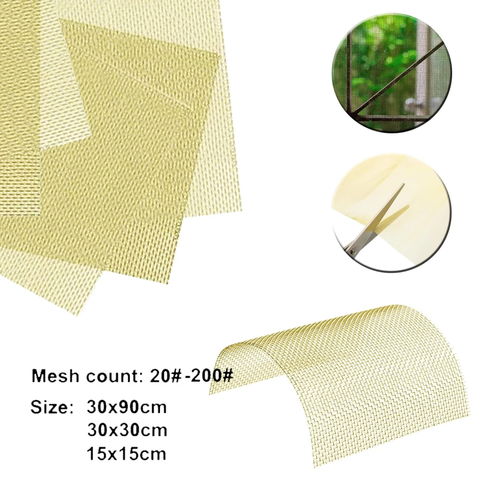 20-200Mesh Brass Woven Wire Mesh Shielding Fabric 15x15cm/30x30cm/30x90cm brass filter coarse gauze mesh copper wire mesh
20-200Mesh Brass Woven Wire Mesh Shielding Fabric 15x15cm/30x30cm/30x90cm brass filter coarse gauze mesh copper wire mesh