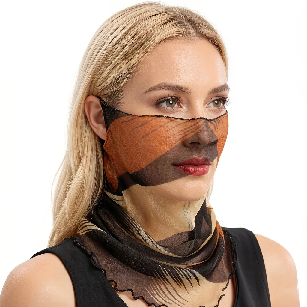 Necklace-style women's headgear, thin model, ear-hanging mask, veil, new style small scarf, neck scarf, neck guard,
Necklace-style women's headgear, thin model, ear-hanging mask, veil, new style small scarf, neck scarf, neck guard,