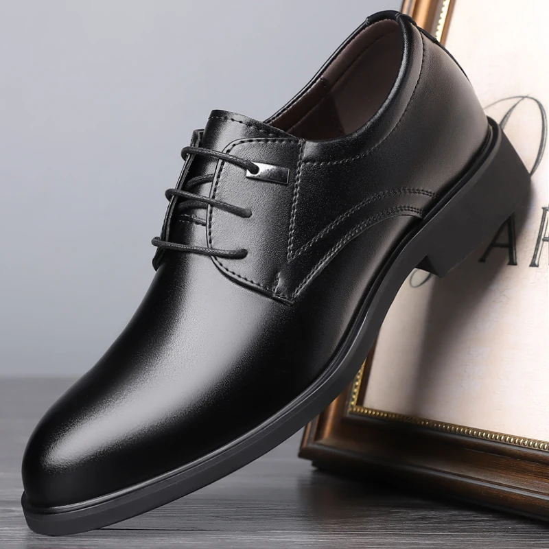Men's New Business Leather Shoes Soft Soled Work Footwear Outdoor Non Slip Formal Shoes Fashion Casual Male Shoes Zapatos Homme
Men's New Business Leather Shoes Soft Soled Work Footwear Outdoor Non Slip Formal Shoes Fashion Casual Male Shoes Zapatos Homme