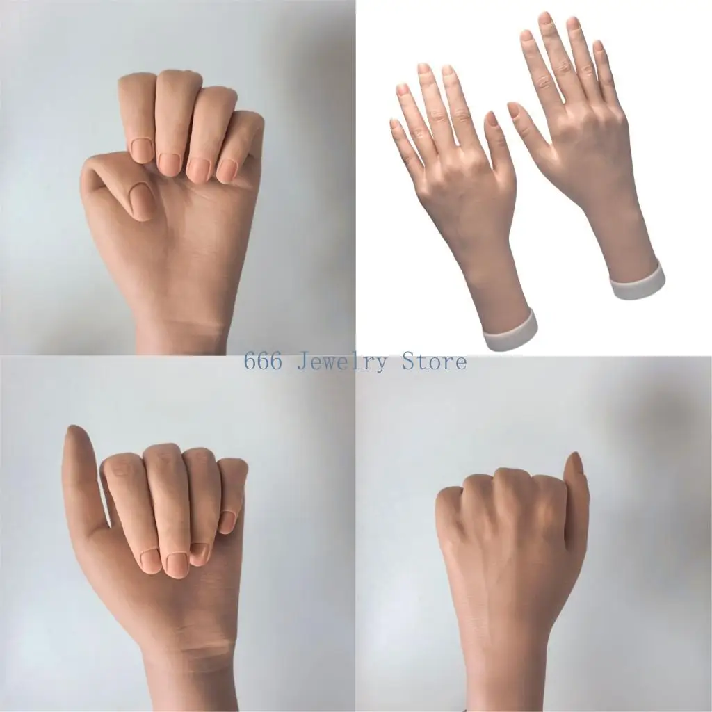 F2TD Realistic Practice Hand For Nail Art Ring Display Photography Props
F2TD Realistic Practice Hand For Nail Art Ring Display Photography Props