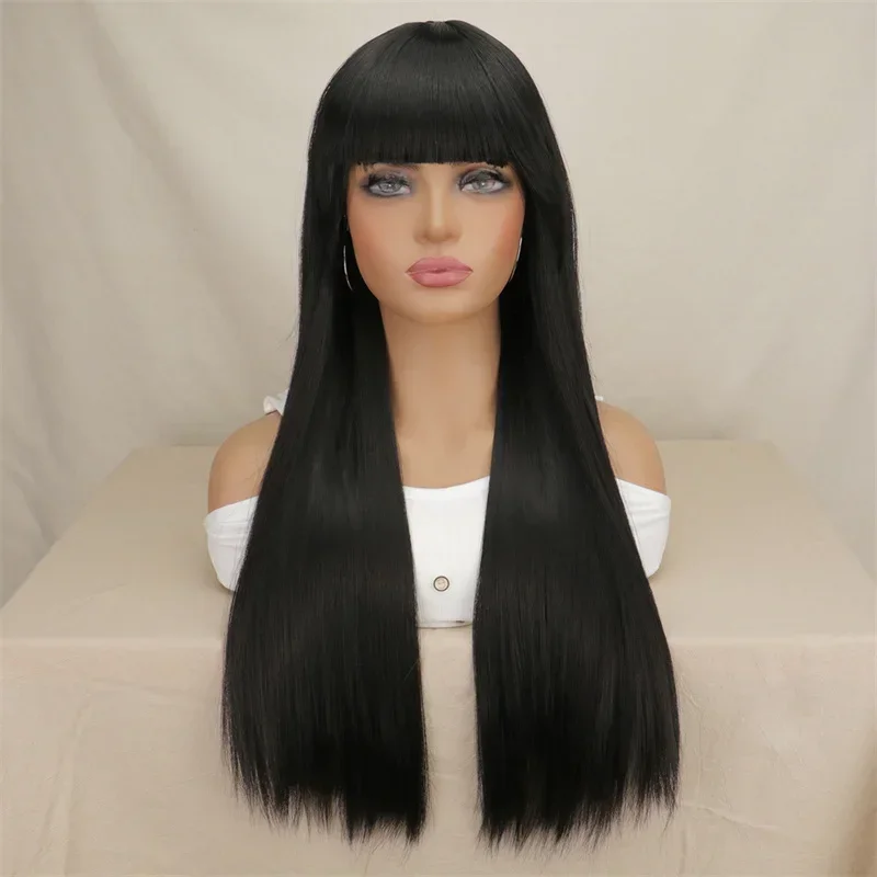 QQXCAIW Women Natrual Long Wavy Head Wig Cosplay Black Red Pink Blonde Light Brown Dark Brown 68 Cm Synthetic Hair Wigs
QQXCAIW Women Natrual Long Wavy Head Wig Cosplay Black Red Pink Blonde Light Brown Dark Brown 68 Cm Synthetic Hair Wigs