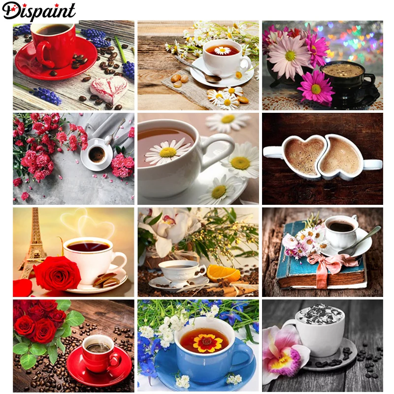 Dispaint Full Square/Round Drill 5D DIY Diamond Painting "Coffee flower" 3D Embroidery Cross Stitch 3D Home Decor Gift
Dispaint Full Square/Round Drill 5D DIY Diamond Painting "Coffee flower" 3D Embroidery Cross Stitch 3D Home Decor Gift