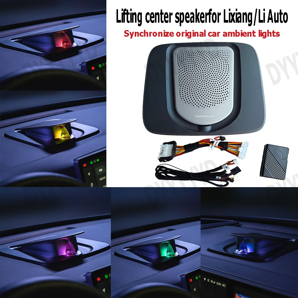 Car Center Speaker Tweeters Audio Ambient Lighting for Li Auto Lixiang L7 L9 L8 One Car Claxon Dinamic Ambient Lighting Kit 
Car Center Speaker Tweeters Audio Ambient Lighting for Li Auto Lixiang L7 L9 L8 One Car Claxon Dinamic Ambient Lighting Kit