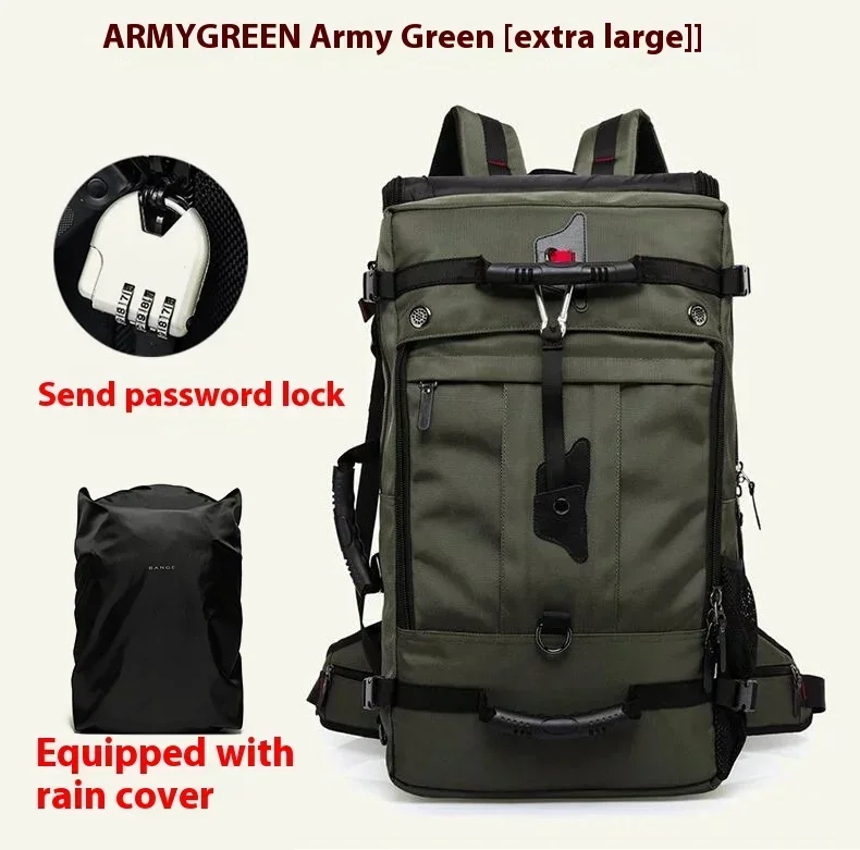 50L Waterproof Durable Travel Backpack Multifunction 17.3 Laptop Backpacks Male outdoor Luggage Bag Tactical Hunting Bag
50L Waterproof Durable Travel Backpack Multifunction 17.3 Laptop Backpacks Male outdoor Luggage Bag Tactical Hunting Bag