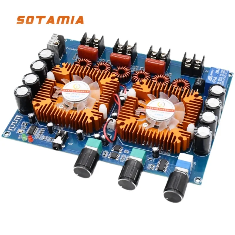 Плата усилителя мощности для сабвуфера SOTAMIA TDA7498E, 160Втx2+220Вт, 2.1-канальный звуковой усилитель, Bluetooth-усилитель, домашний аудиоусилитель
Плата усилителя мощности для сабвуфера SOTAMIA TDA7498E, 160Втx2+220Вт, 2.1-канальный звуковой усилитель, Bluetooth-усилитель, домашний аудиоусилитель