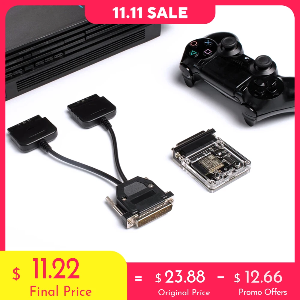 Беспроводной игровой контроллер-конвертер BlueRetro для PS1 PS2 NGC N64 NES SNES DC SS GEN Games
Беспроводной игровой контроллер-конвертер BlueRetro для PS1 PS2 NGC N64 NES SNES DC SS GEN Games