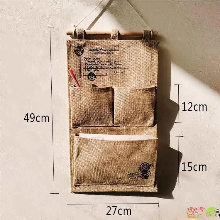Желтая настенная сумка-органайзер из льняной ткани в японском стиле для хранения мелочей, подвесная сумка для двери в общежитии
Желтая настенная сумка-органайзер из льняной ткани в японском стиле для хранения мелочей, подвесная сумка для двери в общежитии