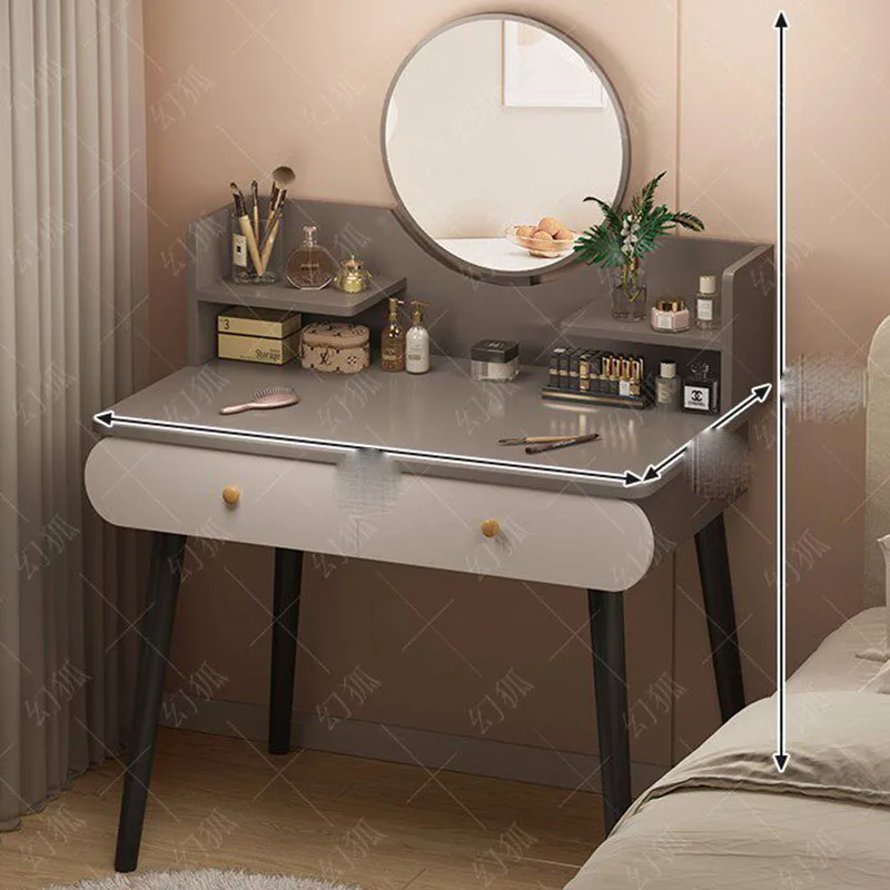 Cosmetics Women Dressing Table Luxury Girl Modern Living Room Mobile Drawers Vanity Table Storage Penteadeira Trendy Furniture
Cosmetics Women Dressing Table Luxury Girl Modern Living Room Mobile Drawers Vanity Table Storage Penteadeira Trendy Furniture
