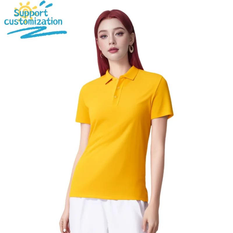 Casual fashion T-shirt quick dry dirt short sleeve couples with a solid color simple Polo shirt can be printed logo
Casual fashion T-shirt quick dry dirt short sleeve couples with a solid color simple Polo shirt can be printed logo