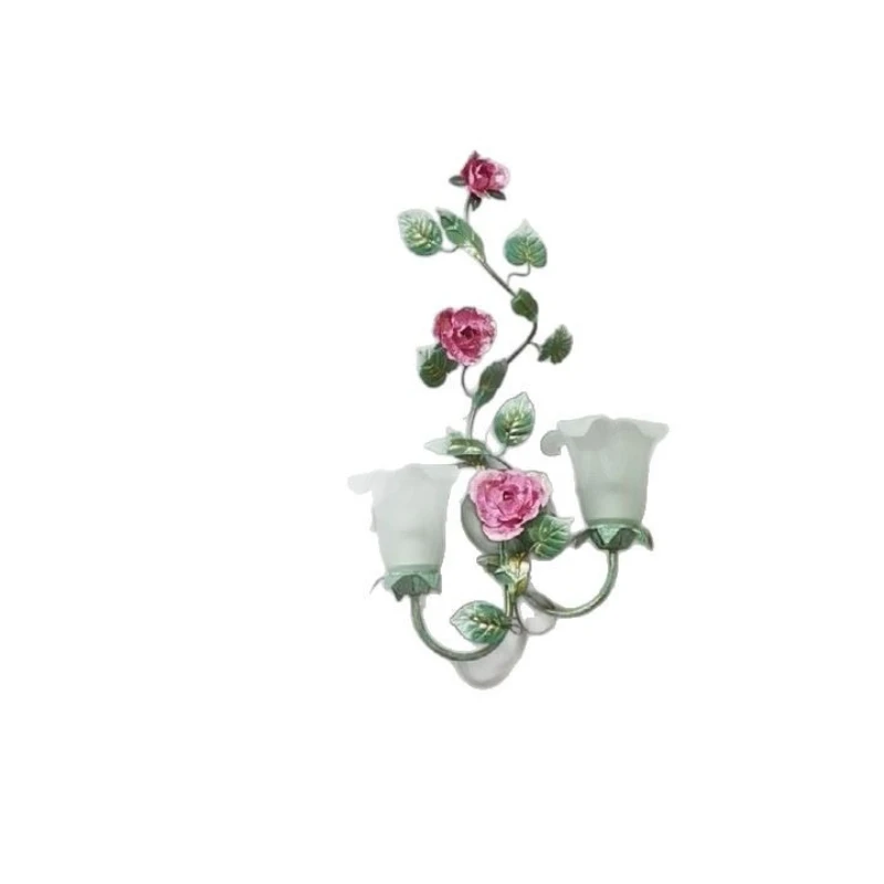 Korean Pastoral Living Room Decorative Wall Lamp Romantic Rose Bedroom Bedside Light Aisle Light LED American Style
Korean Pastoral Living Room Decorative Wall Lamp Romantic Rose Bedroom Bedside Light Aisle Light LED American Style
