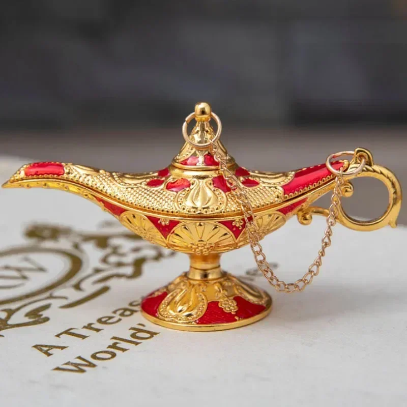 Aladdin Magic Lamp Creative Retro Home Metal Decoration Christmas and Birthday Gift Decoration
Aladdin Magic Lamp Creative Retro Home Metal Decoration Christmas and Birthday Gift Decoration