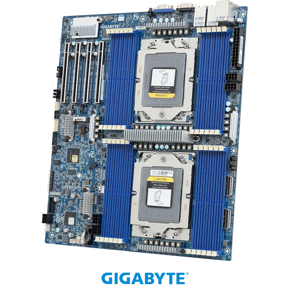 giga byte MZ73-LM2 E-ATX Server Board AMD EPYC 9005/9004 Dual Memory Integrated Graphics DP PCIe Gen5 500W CTDP 3-Year Warranty
giga byte MZ73-LM2 E-ATX Server Board AMD EPYC 9005/9004 Dual Memory Integrated Graphics DP PCIe Gen5 500W CTDP 3-Year Warranty