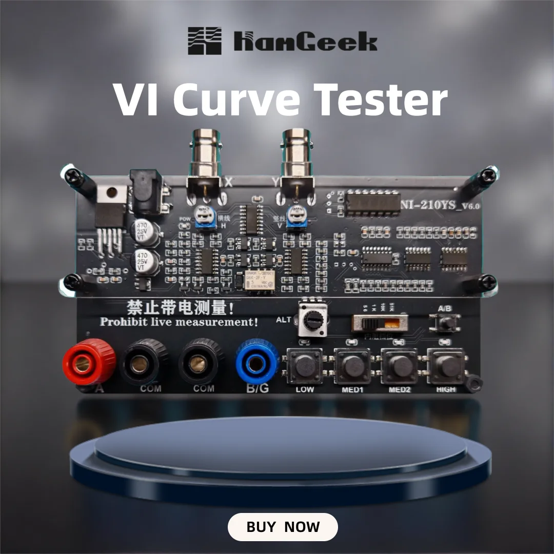 HamGeek VI Curve Tester Two-Channel Input (Acrylic Version Dual-Channel Display) Shows Four Test Frequencies
HamGeek VI Curve Tester Two-Channel Input (Acrylic Version Dual-Channel Display) Shows Four Test Frequencies
