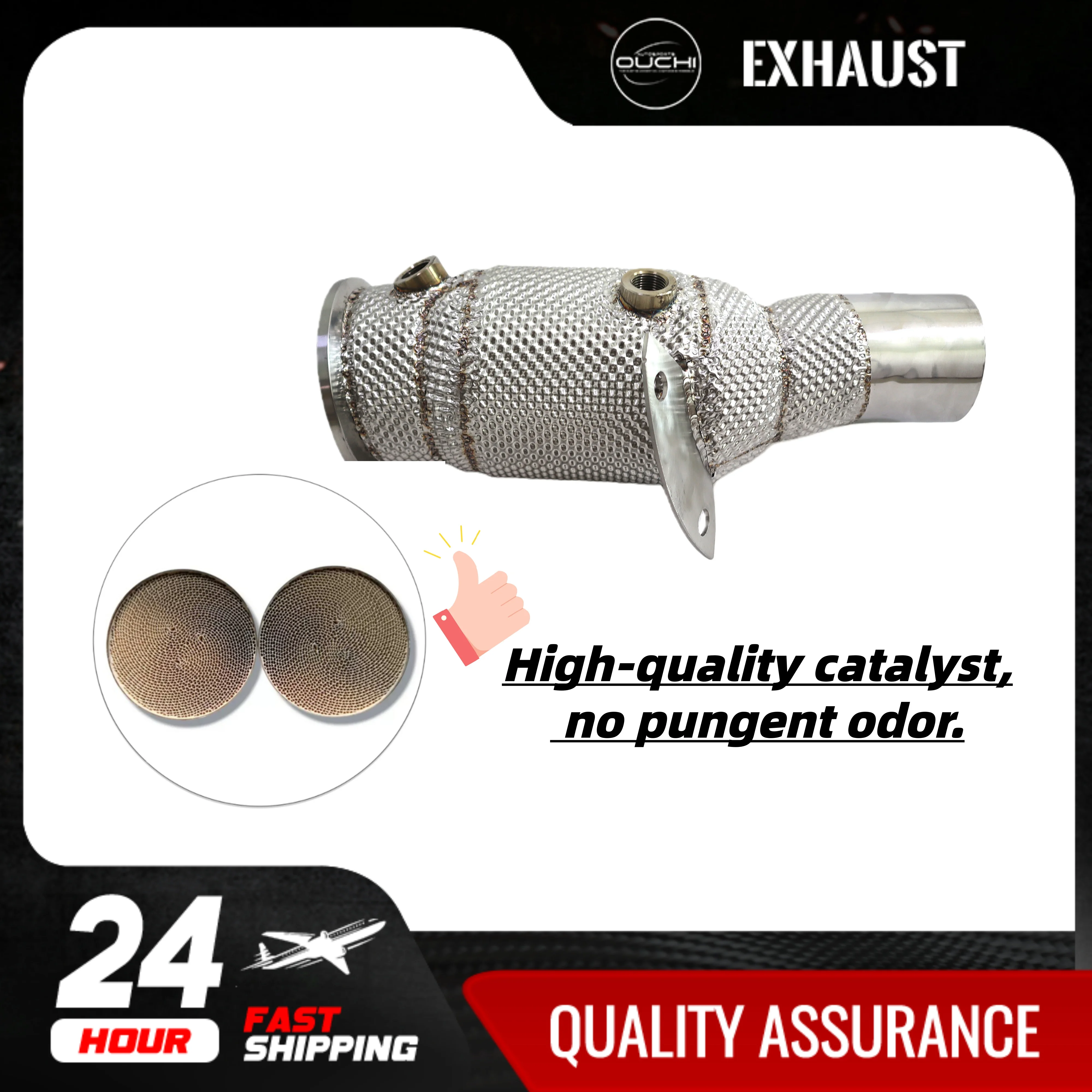 High Performance Downpipe for BMW i8 OUCHI Exhaust System Without OPF Stainless steel With Heat Shield Car Parts
High Performance Downpipe for BMW i8 OUCHI Exhaust System Without OPF Stainless steel With Heat Shield Car Parts