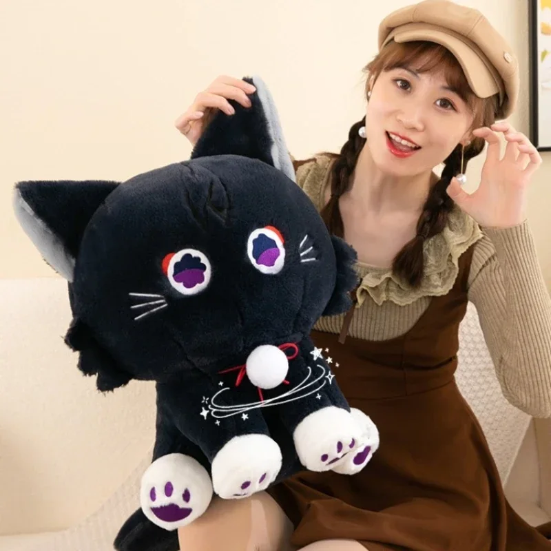Горячая игра Genshin Black Scaramouche Cat Fluffy Impact Wanderer Pet, большие плюшевые игрушки, кукла, мягкая подушка, подарок на день рождения для детей
Горячая игра Genshin Black Scaramouche Cat Fluffy Impact Wanderer Pet, большие плюшевые игрушки, кукла, мягкая подушка, подарок на день рождения для детей