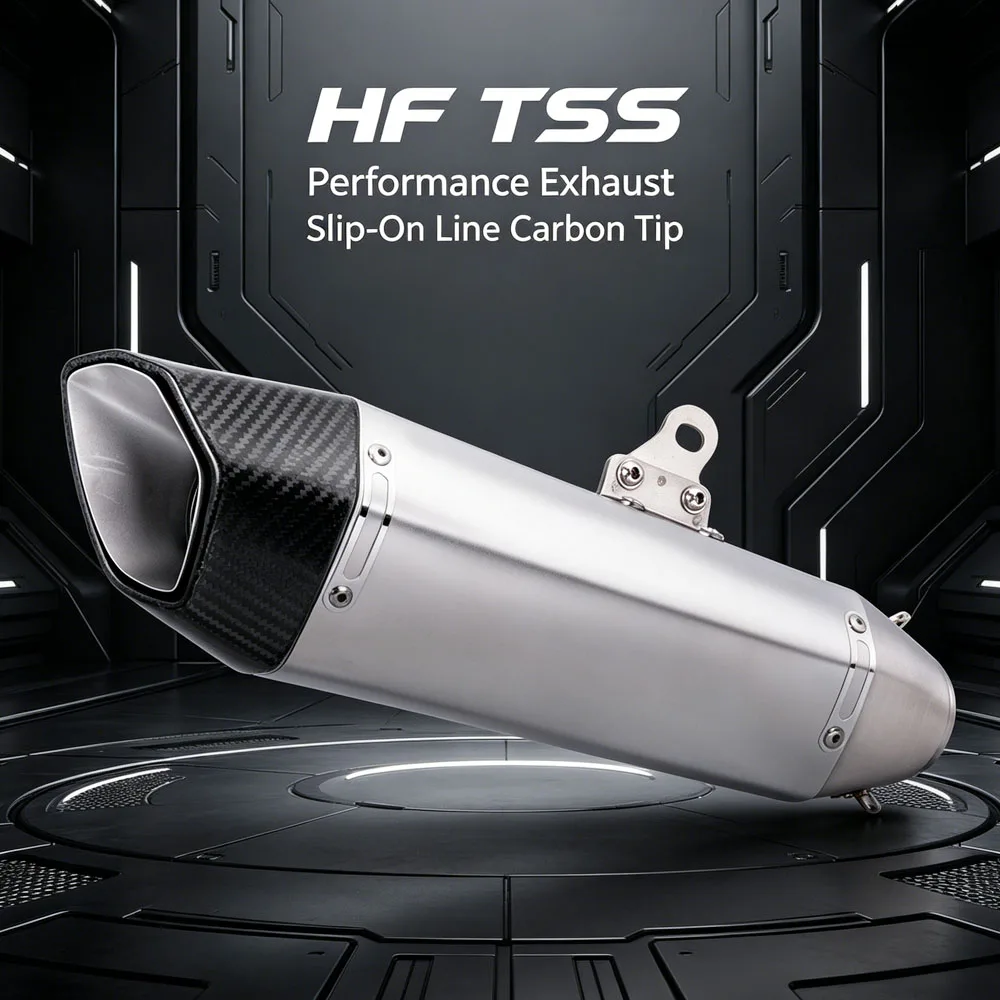 Motorcycle Exhaust Tail Tube Kit HF TSS Performance Escape Muffler With DB Killer For GSX8T CB650R ZX6R ZX25R RS660 Tuono V4
Motorcycle Exhaust Tail Tube Kit HF TSS Performance Escape Muffler With DB Killer For GSX8T CB650R ZX6R ZX25R RS660 Tuono V4