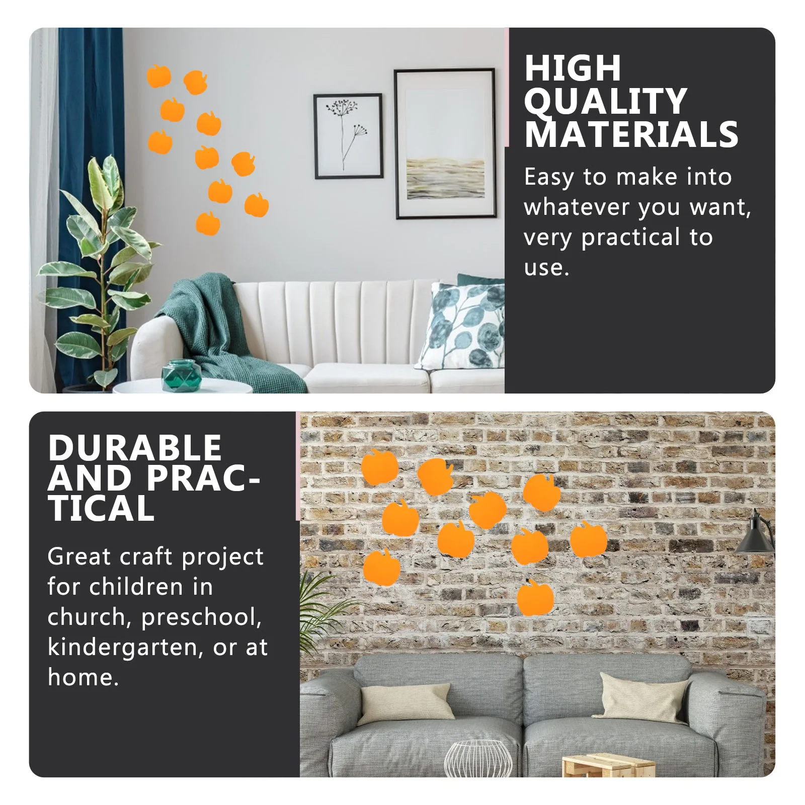 16Pcs Handmade Pumpkin Foam Board DIY Craft Supplies Educational Project Halloween Party Decoration Pumpkin Board
16Pcs Handmade Pumpkin Foam Board DIY Craft Supplies Educational Project Halloween Party Decoration Pumpkin Board