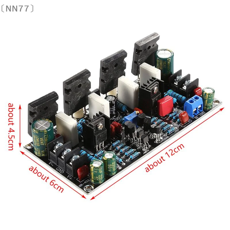 〔NN77〕200W 1943 + 5200 High Mono Power Tube Finished Amplifier Board Electronic Component Kit〔W7〕
〔NN77〕200W 1943 + 5200 High Mono Power Tube Finished Amplifier Board Electronic Component Kit〔W7〕