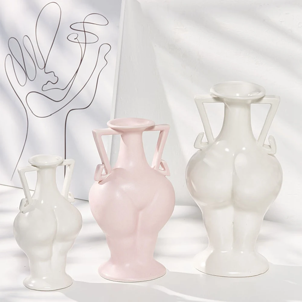ins pink Nordic creative body ceramic vase home decoration adornment adornment homestays living room flower vase Ceramic Vase
ins pink Nordic creative body ceramic vase home decoration adornment adornment homestays living room flower vase Ceramic Vase