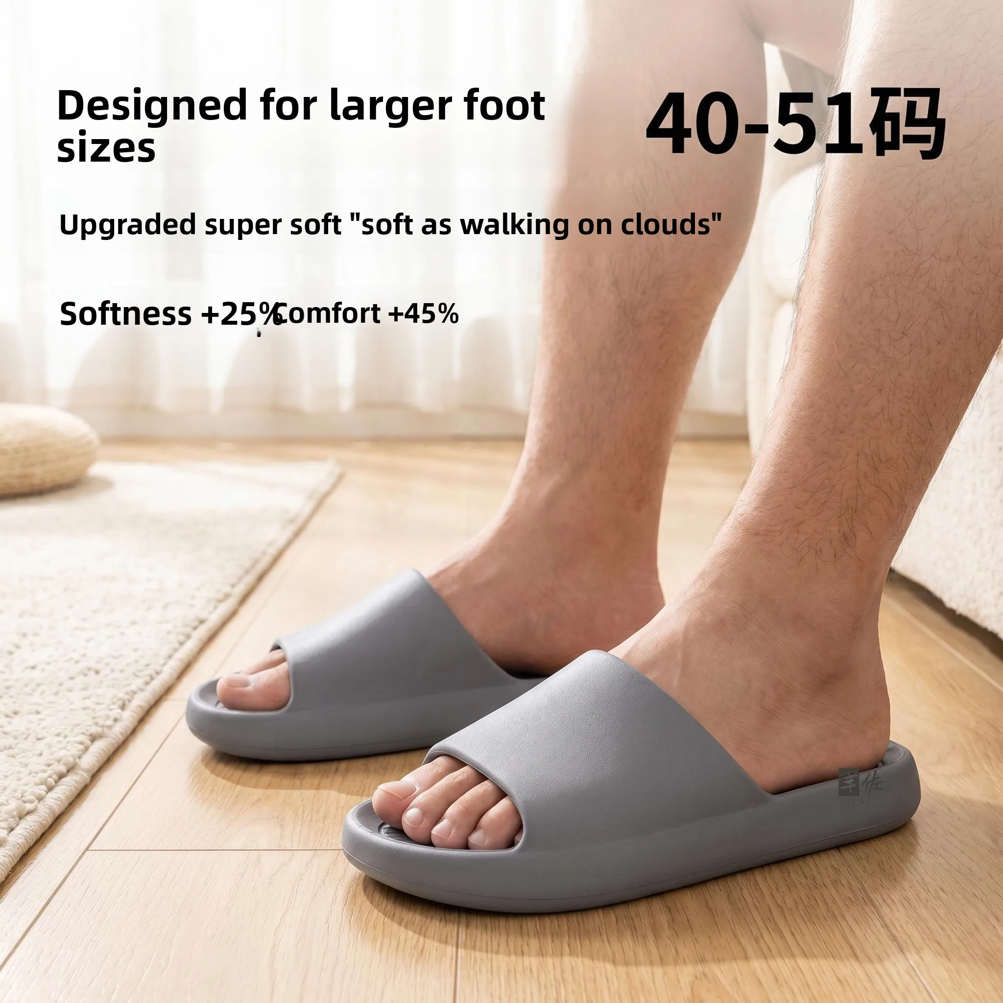 Men's Extra Wide Anti-Slip Bathroom Slippers Summer Indoor Home Cool Sandals Comfortable Casual Slip-On Shoes for Men
Men's Extra Wide Anti-Slip Bathroom Slippers Summer Indoor Home Cool Sandals Comfortable Casual Slip-On Shoes for Men