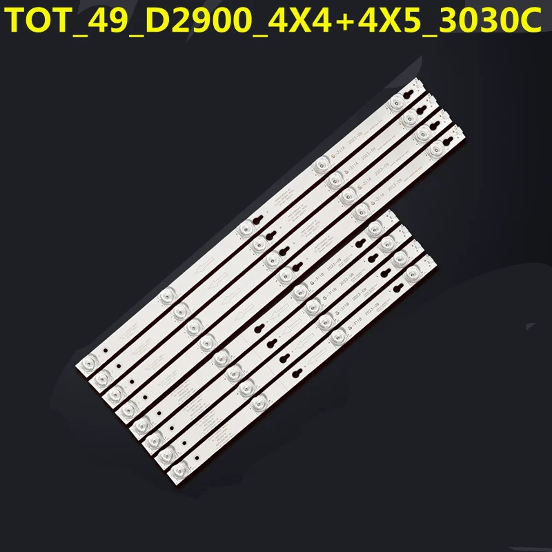 New LED Backlight Strip For TOT_49D2900_4X4+4X5_3030 DS-4C-LB4905-YM01 49UC6306 49UC6316 49UC6326 49UC6406 49UC6416 49UC6426
New LED Backlight Strip For TOT_49D2900_4X4+4X5_3030 DS-4C-LB4905-YM01 49UC6306 49UC6316 49UC6326 49UC6406 49UC6416 49UC6426