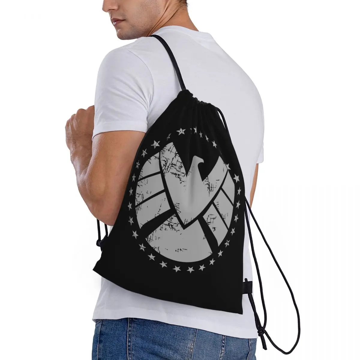 Shield Agent Training Backpacks Multi-function Drawstring Bags Sports Bag Book Bags for Man Woman Students
Shield Agent Training Backpacks Multi-function Drawstring Bags Sports Bag Book Bags for Man Woman Students