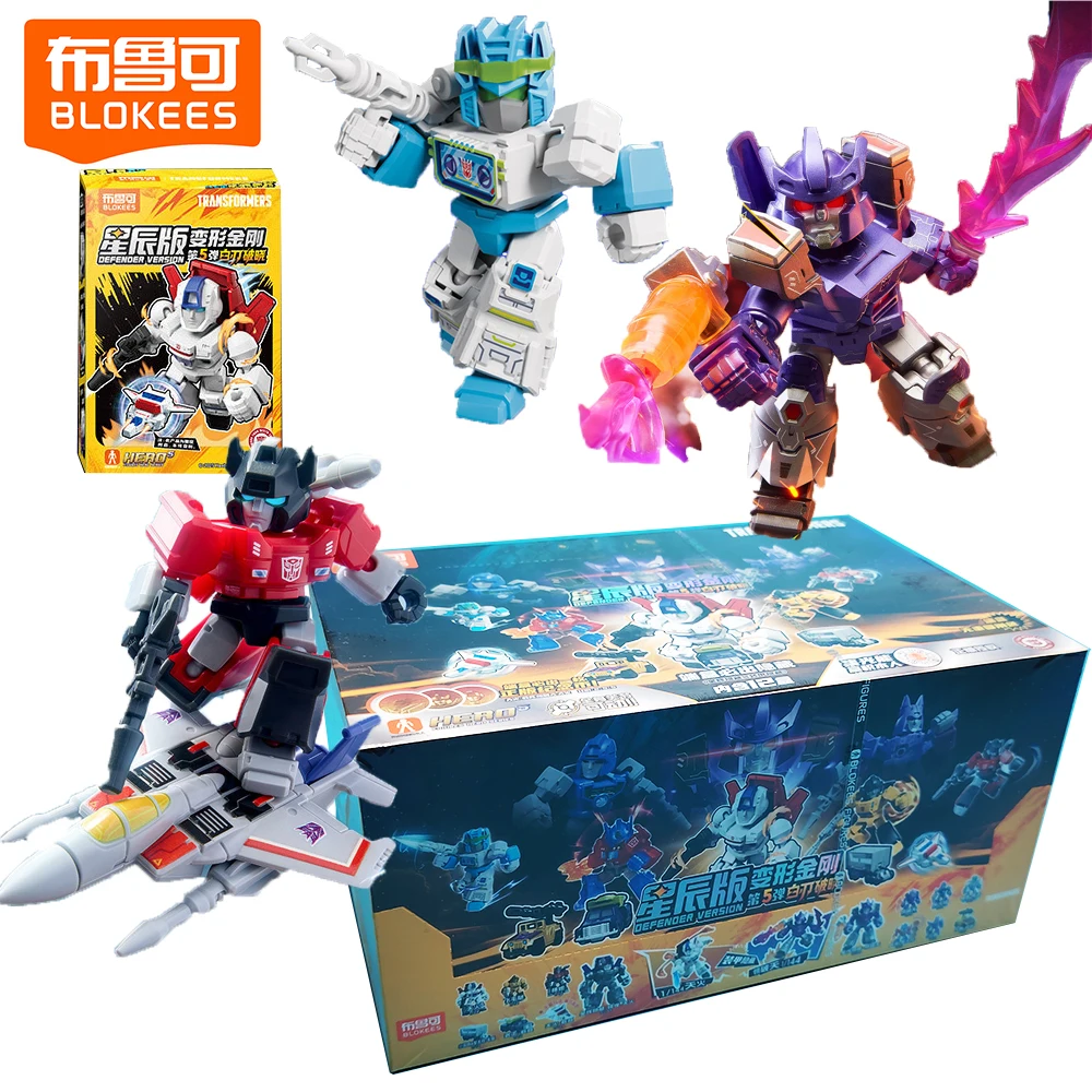Оригинальные BLOKEES Трансформеры, версия 5, слепая коробка, мультяшная Q-версия, персонажи аниме, богатые аксессуары, модель игрушки, подарки
Оригинальные BLOKEES Трансформеры, версия 5, слепая коробка, мультяшная Q-версия, персонажи аниме, богатые аксессуары, модель игрушки, подарки