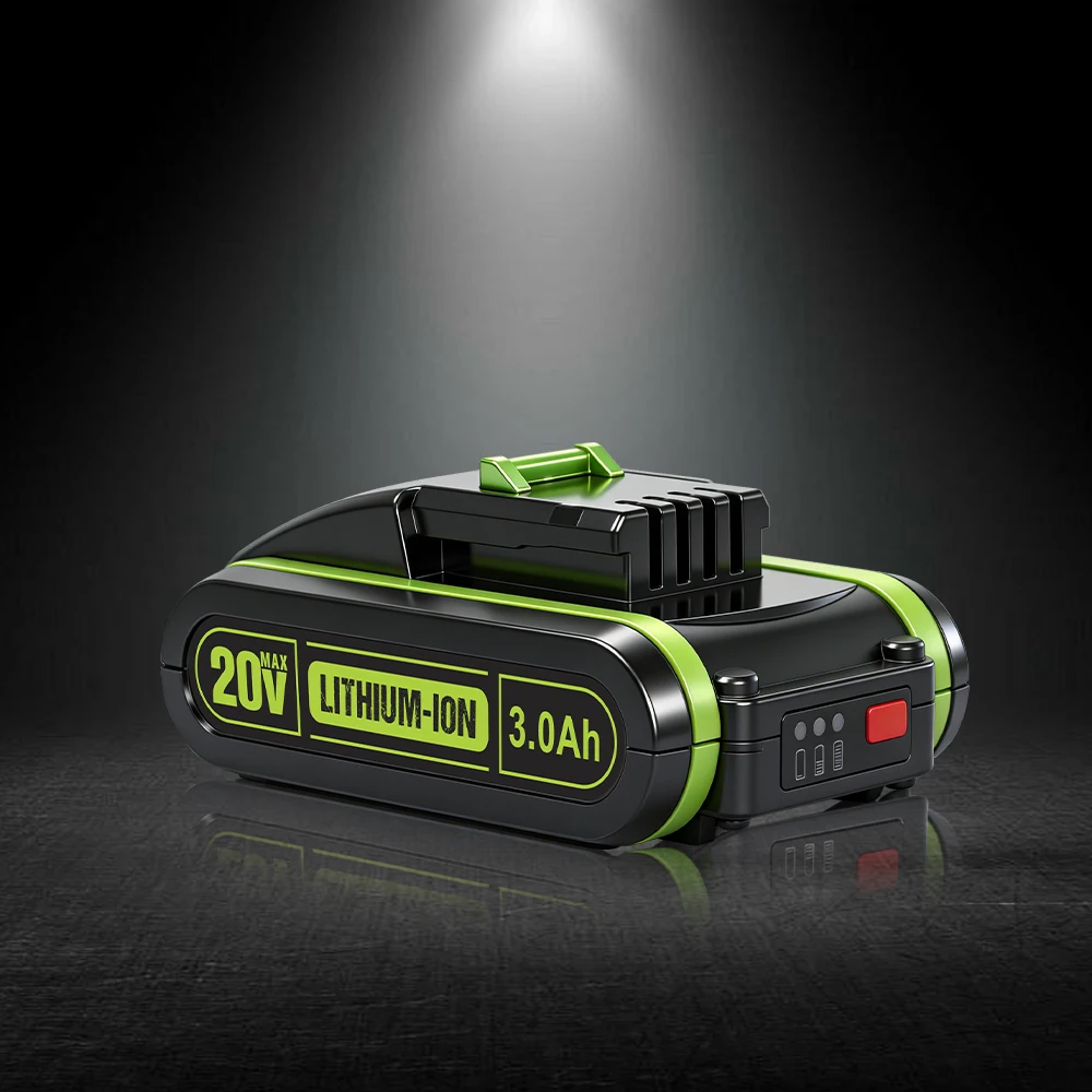 For WORX 20v battery 3Ah Lithium ion Electric tool battery for WX176、WA3520、WA3525、WA3575 equivalent model small opening
For WORX 20v battery 3Ah Lithium ion Electric tool battery for WX176、WA3520、WA3525、WA3575 equivalent model small opening