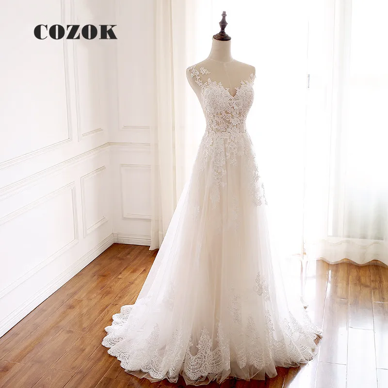 Tulle Elegant A Line Lace Appliques Wedding Dress 2023 New Floor Length Long Bride Gown Vestido De Noiva Custom Size YW86
Tulle Elegant A Line Lace Appliques Wedding Dress 2023 New Floor Length Long Bride Gown Vestido De Noiva Custom Size YW86