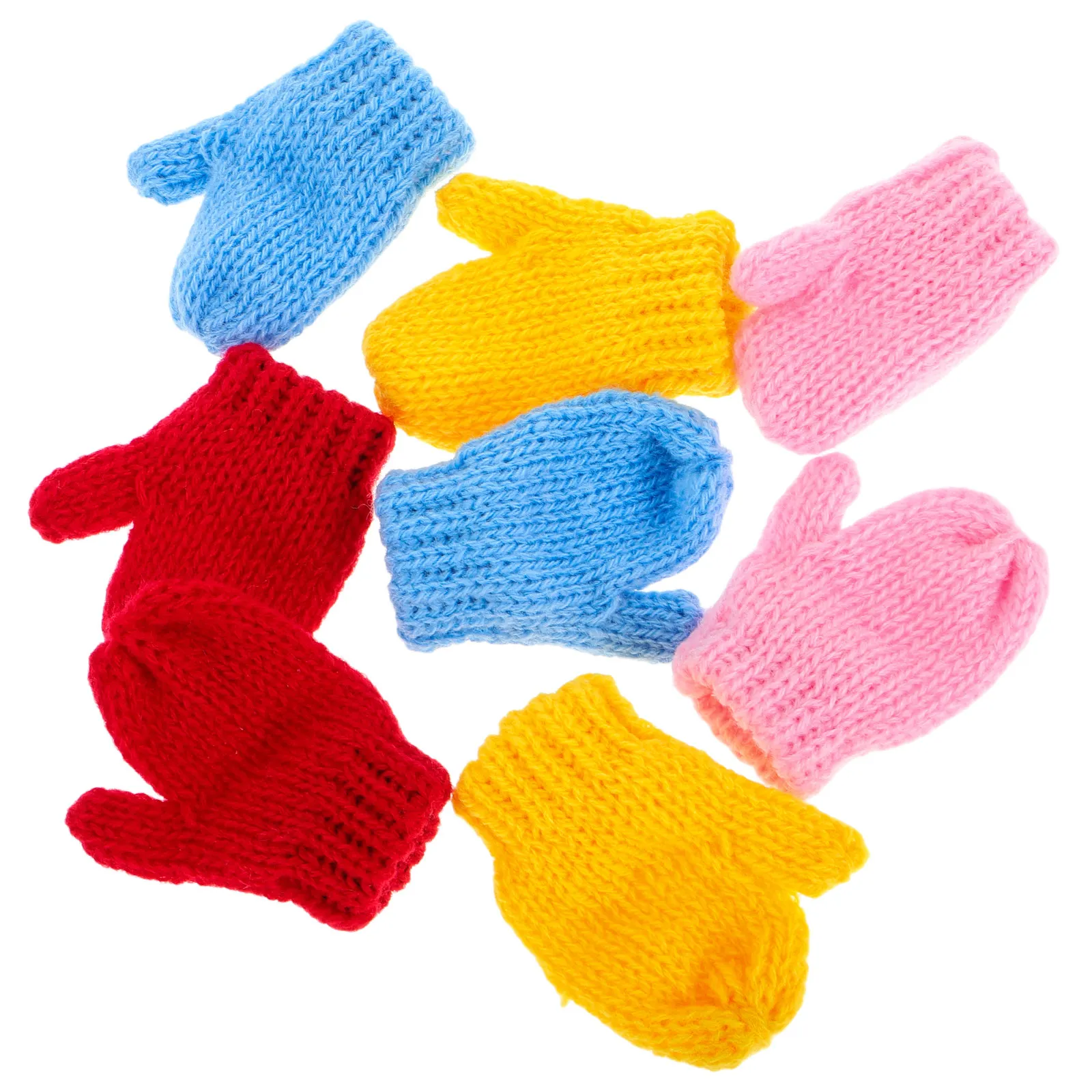 8Pcs Mini Knit Gloves for Soft Small Woven Accessories DIY Mini Craft Dollhouse Decorations Versatile Colors
8Pcs Mini Knit Gloves for Soft Small Woven Accessories DIY Mini Craft Dollhouse Decorations Versatile Colors